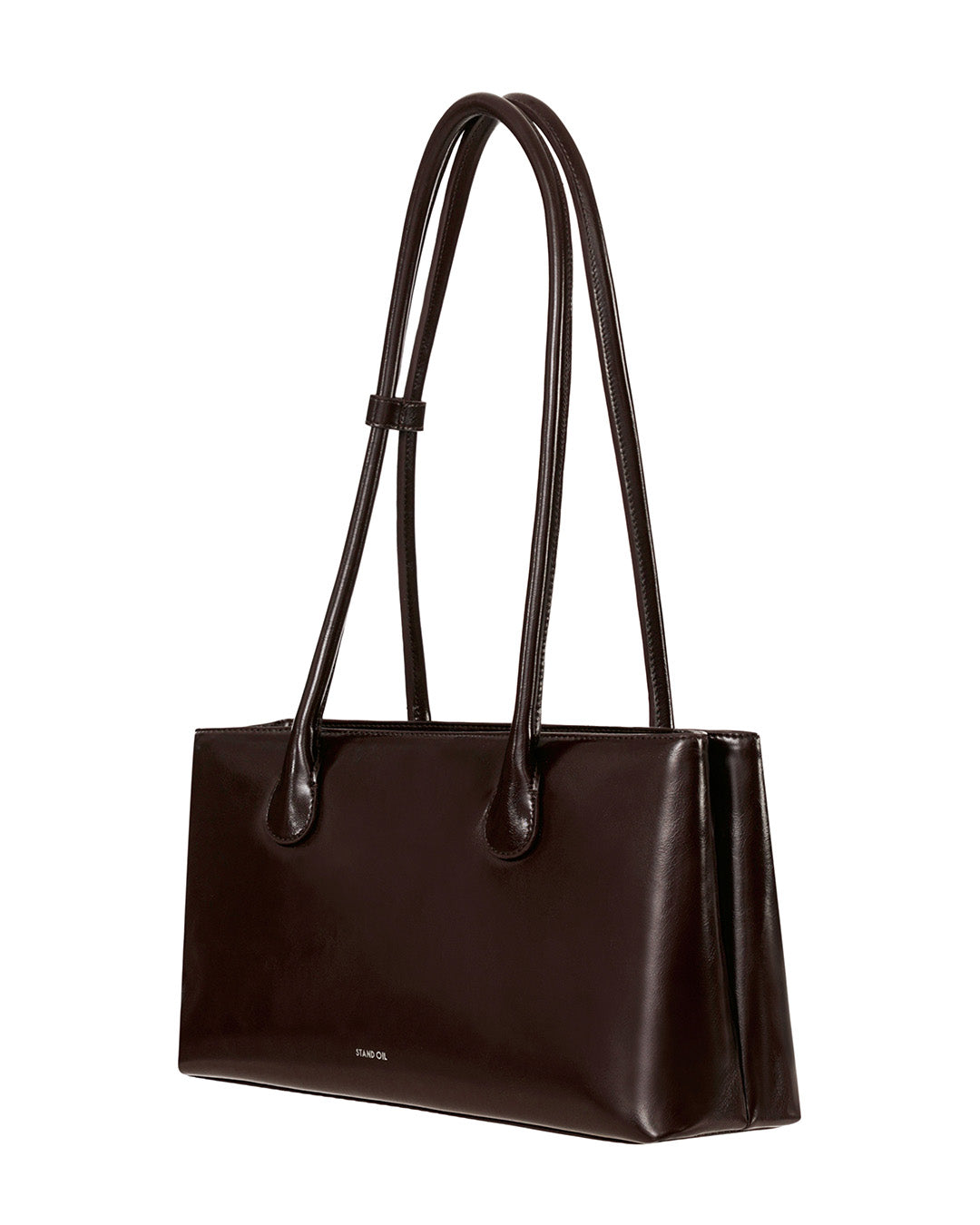Stand Oil Square Low Bag — Maroon