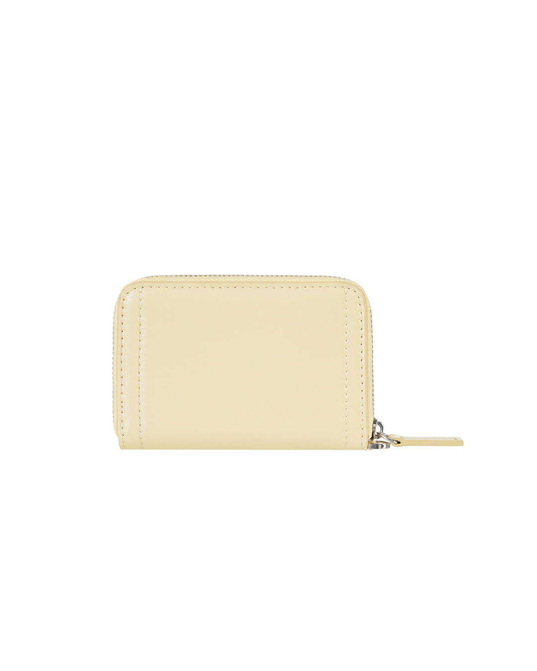 Stand Oil Post Wallet — Glossy Mini Cardholder — Butter