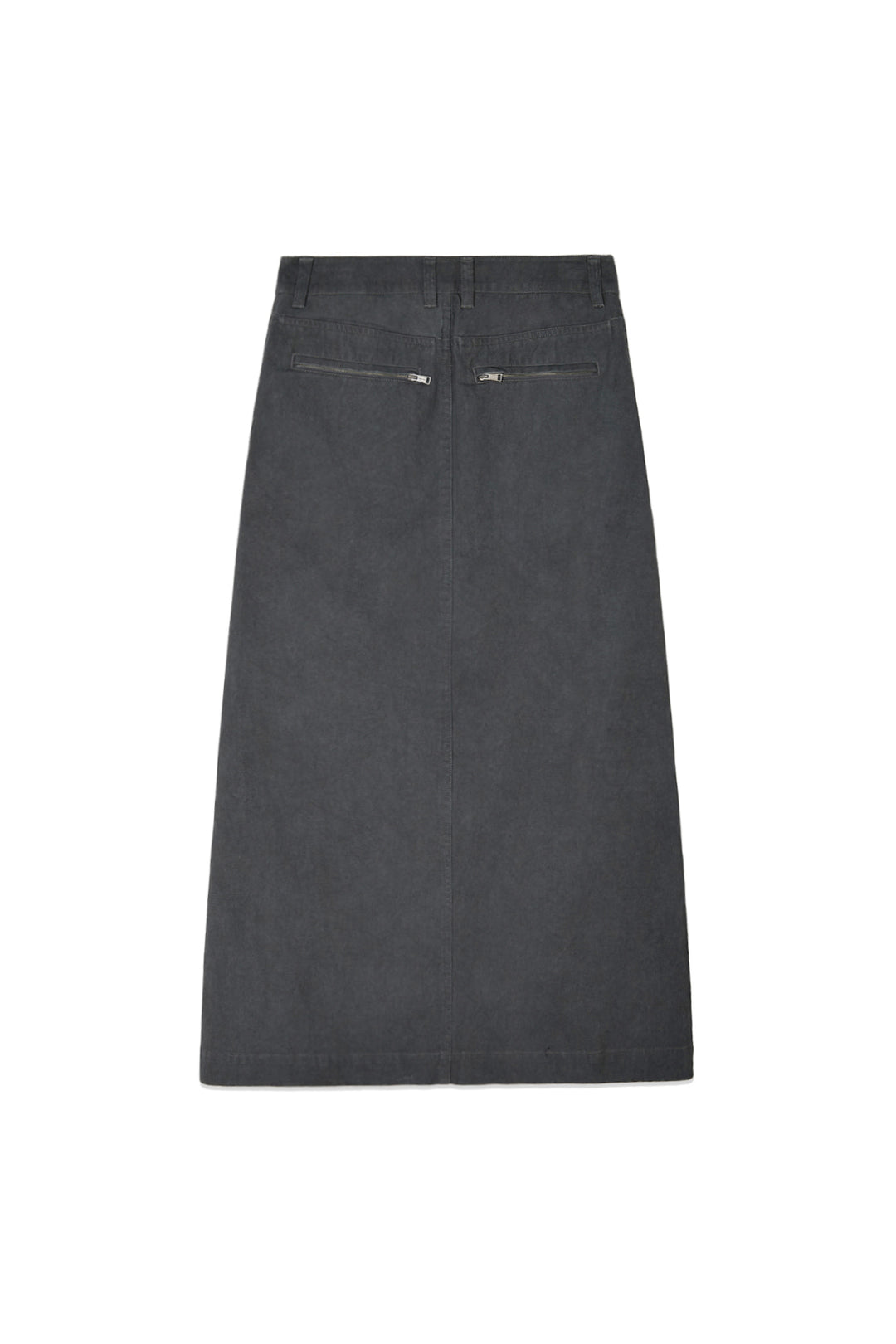 Matin Kim Washed Mermaid Long Skirt — Charcoal