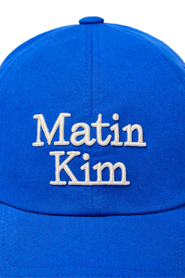 Matin Kim Volume Logo Ball Cap — Blue