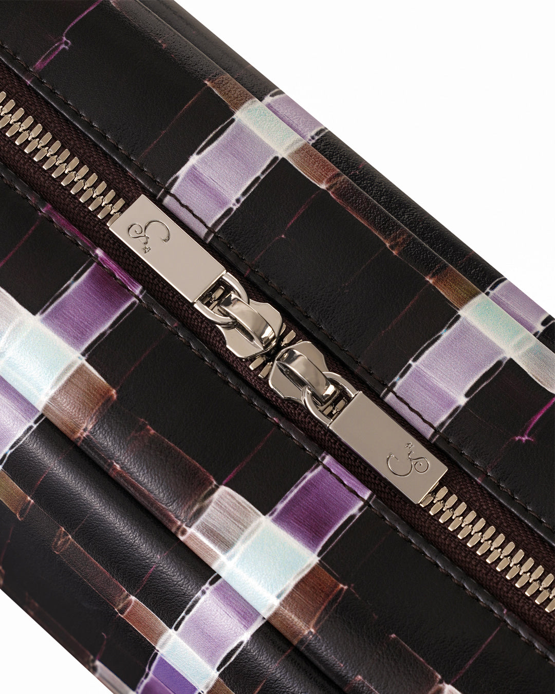 Stand Oil Plaid Baguette Bag — Chocolate Painted Plaid