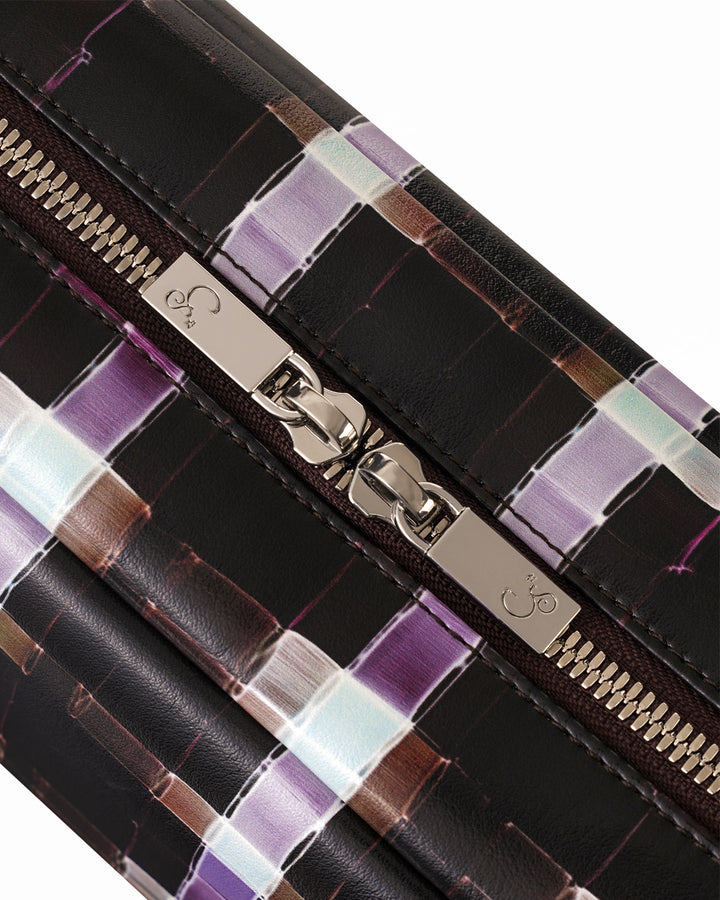 Stand Oil Plaid Baguette Bag — Chocolate Painted Plaid