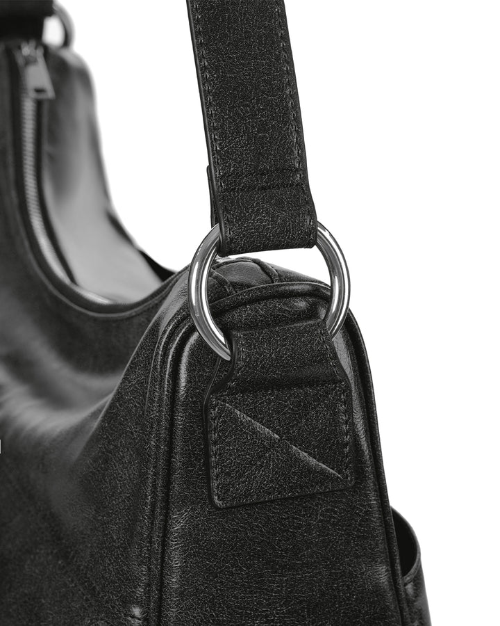 Stand Oil Joey Bag — Structured Crossbody — Black