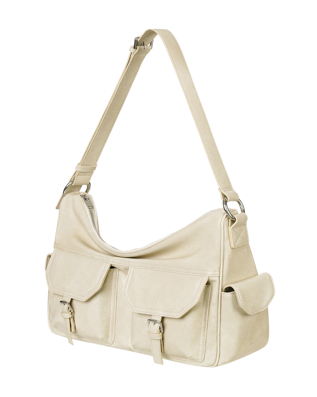Stand Oil Joey Bag — Structured Crossbody — Cream