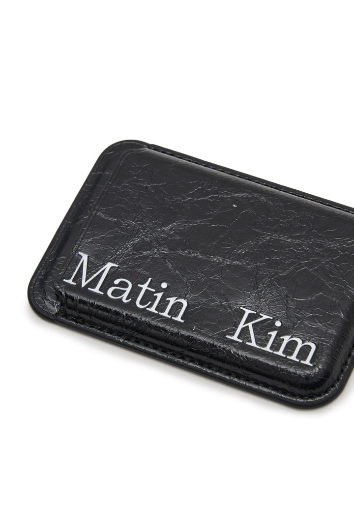 Matin Kim Magnetic Card Wallet — Black
