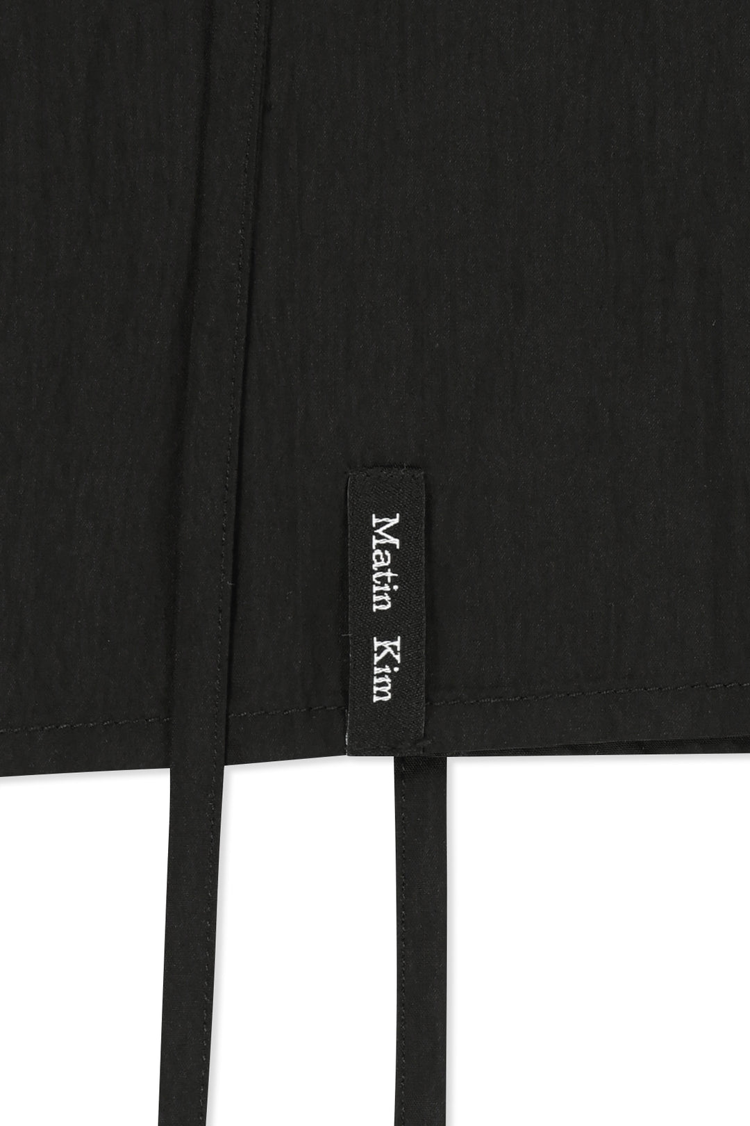 Matin Kim Button Sleeveless Blouse — Black