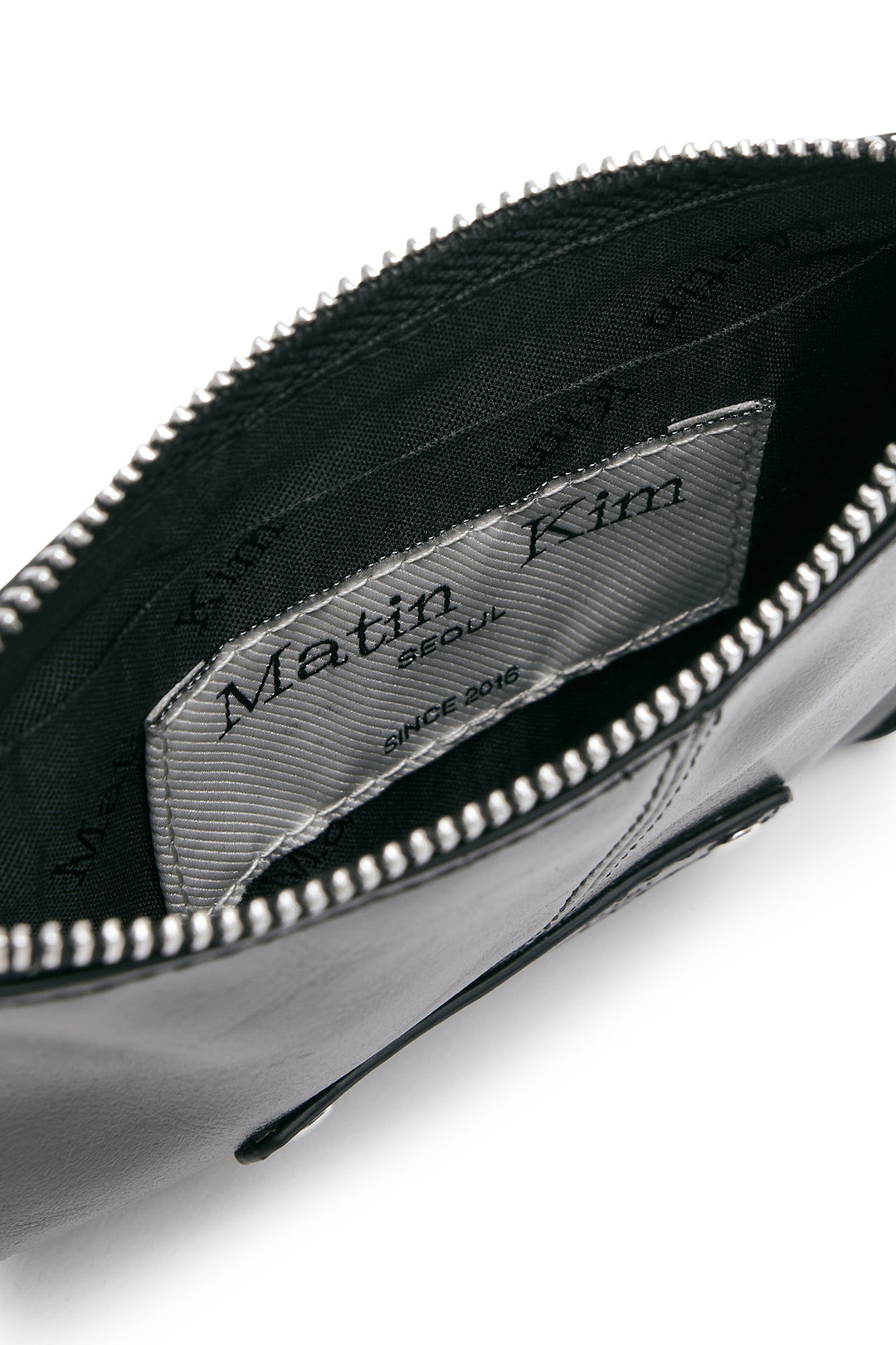 Matin Kim Rivet Point Mini Coin Wallet — Black
