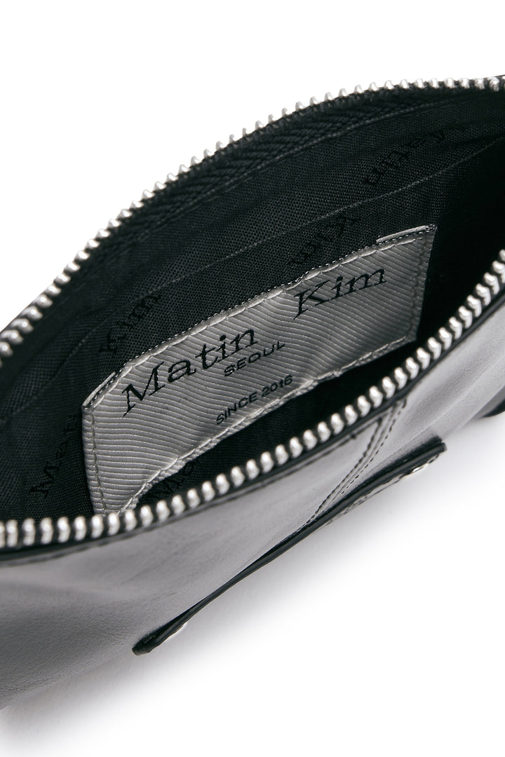 Matin Kim Rivet Point Mini Coin Wallet — Black