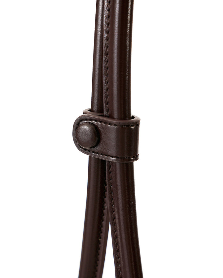 Stand Oil Square Low Bag — Maroon