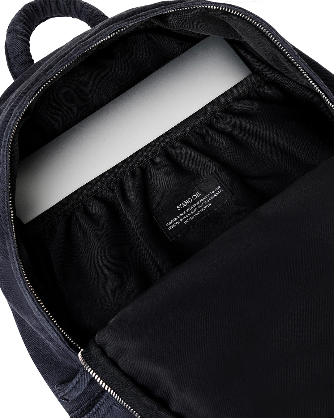 Stand Oil Day Backpack — Vintage Wash — Navy