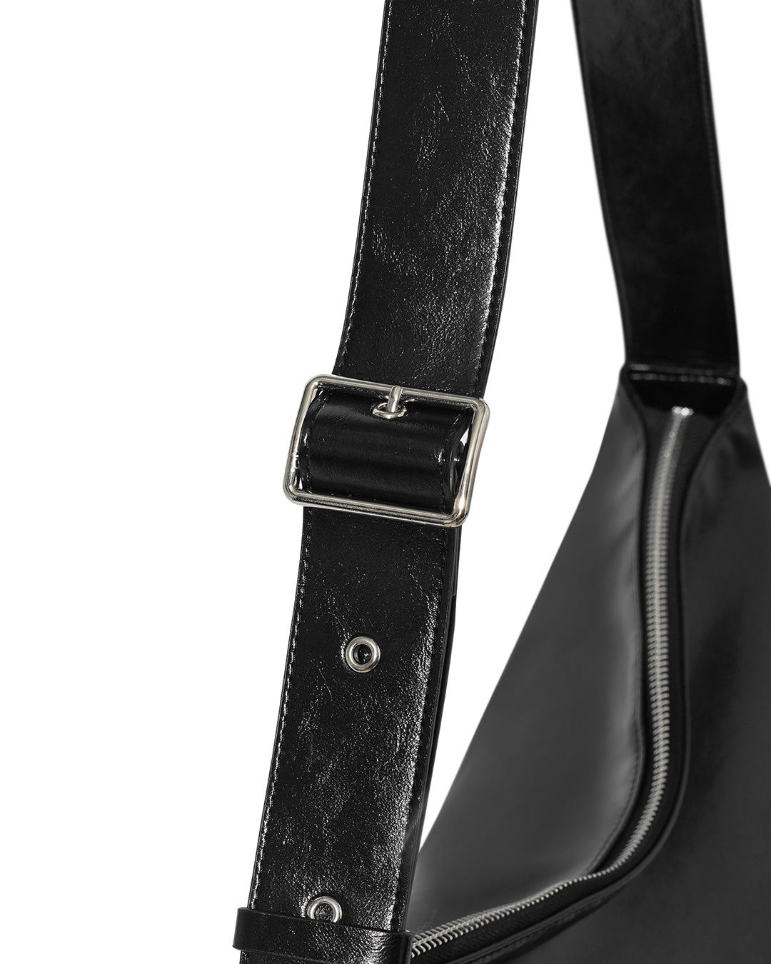 Stand Oil Ooze Bag — Slouchy Crossbody — Black