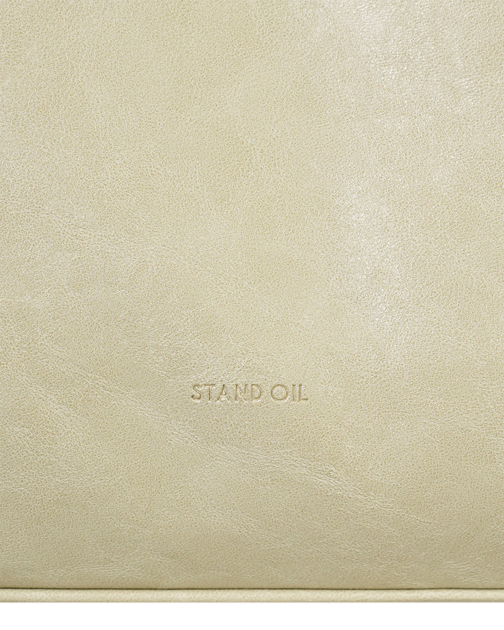 Stand Oil Zuni Bag — Washed Leather Crossbody — Stud Olive