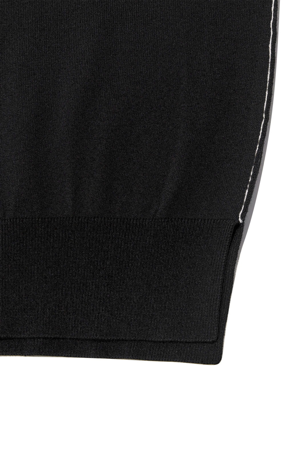 Matin Kim Slit Detail Button Cardigan — Black