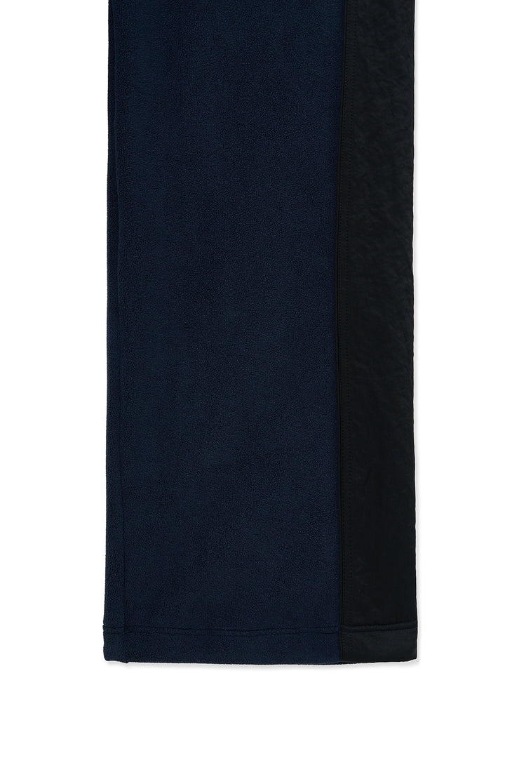 Matin Kim Sherpa Fleece Drawstring Pants — Navy blue