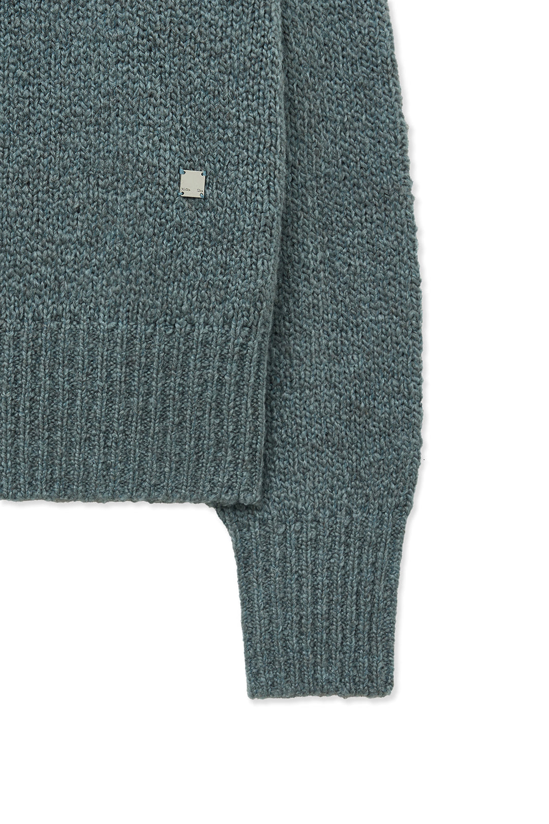 Matin Kim Muffler Point Hoody Pullover — Blue