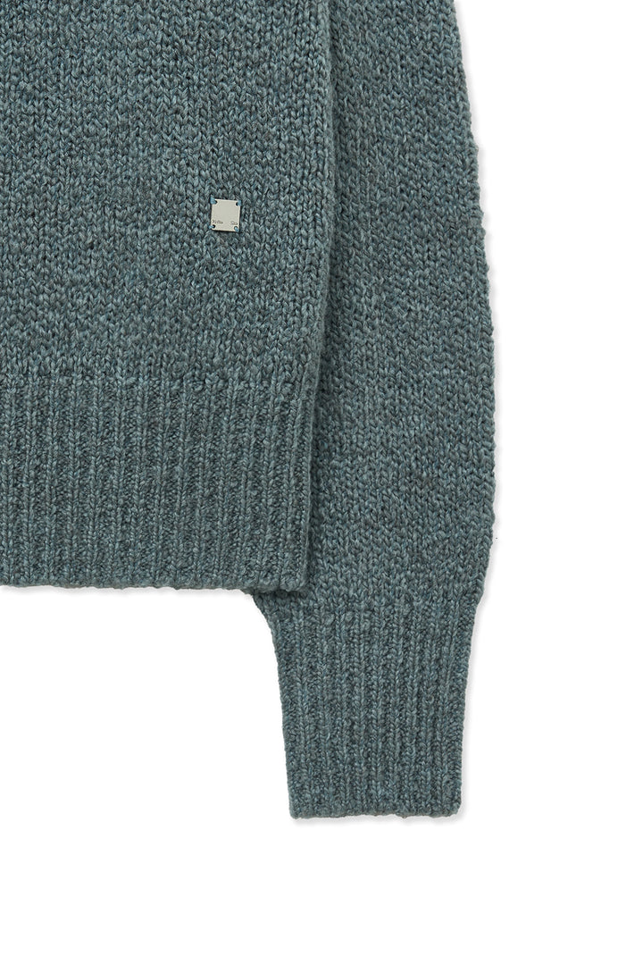 Matin Kim Muffler Point Hoody Pullover — Blue