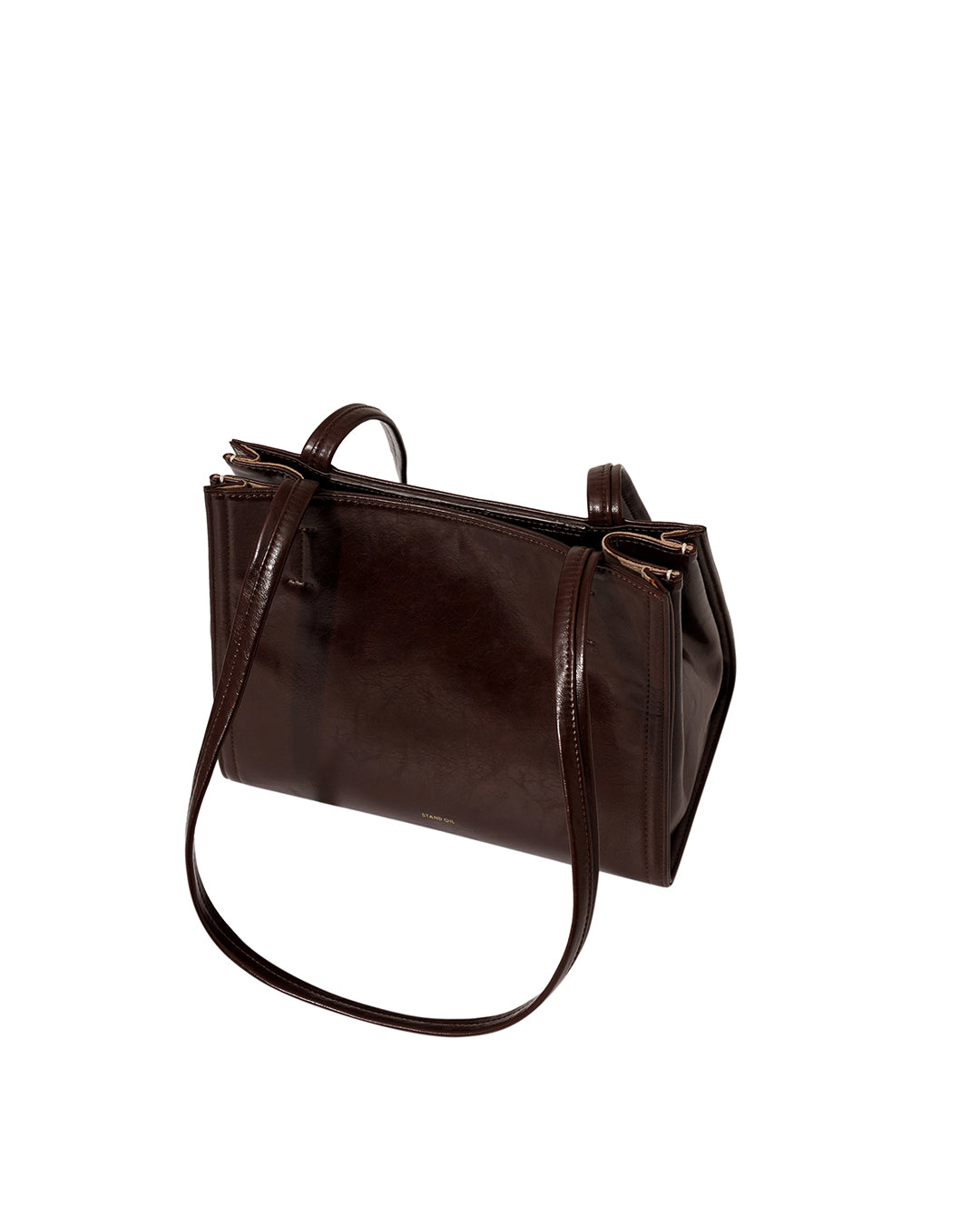 Stand Oil Oblong Mini Bag — Maroon