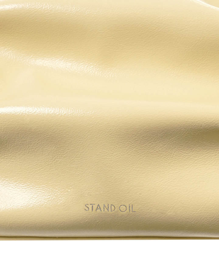 Stand Oil Pleats Bag — Glossy Tote — Butter