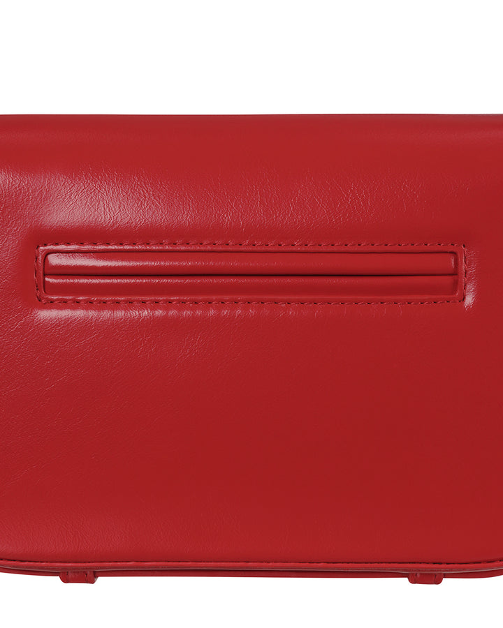 Stand Oil Riddle Bag — Minimal Crossbody — Red