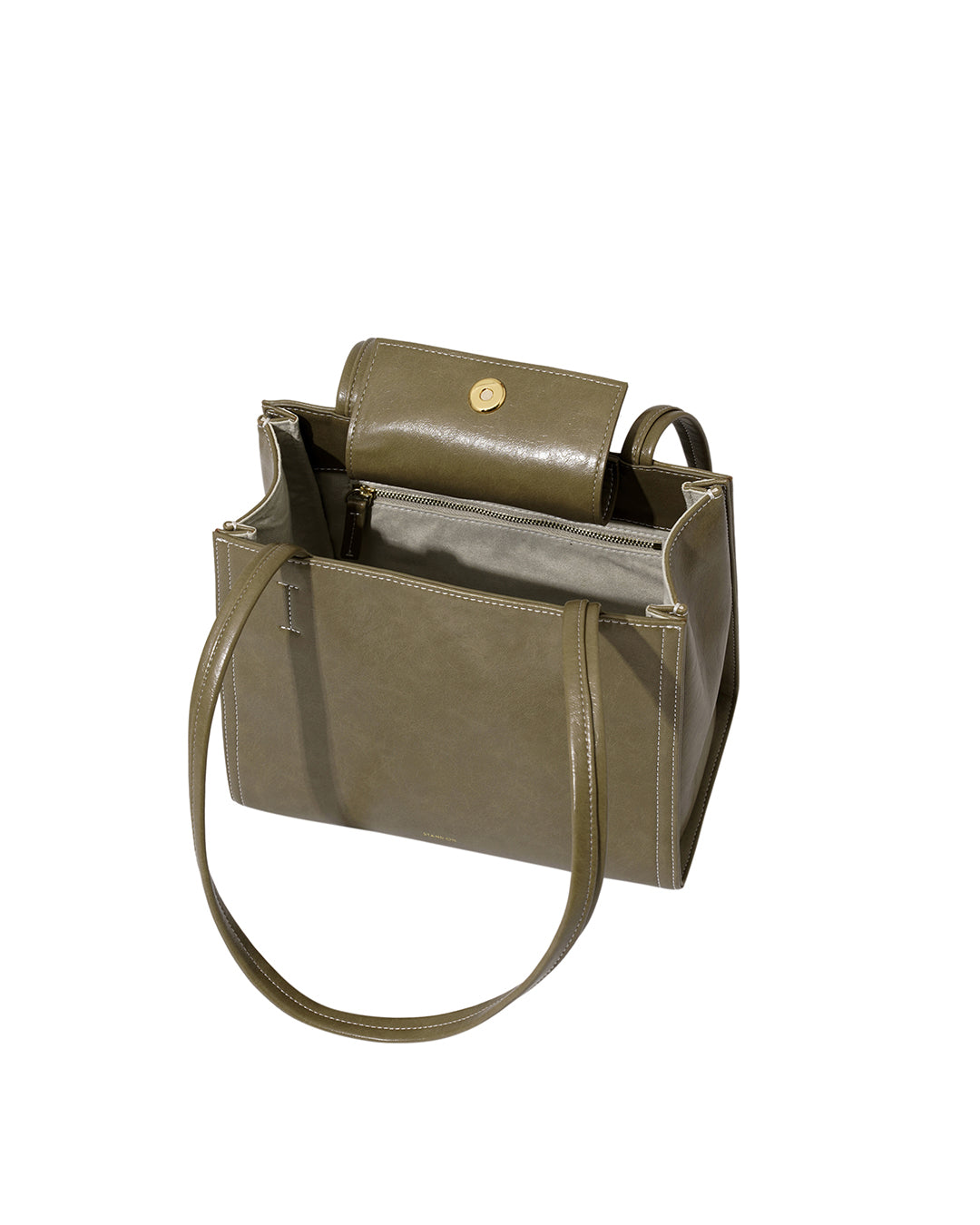 Stand Oil Oblong Mini Bag — Basil green