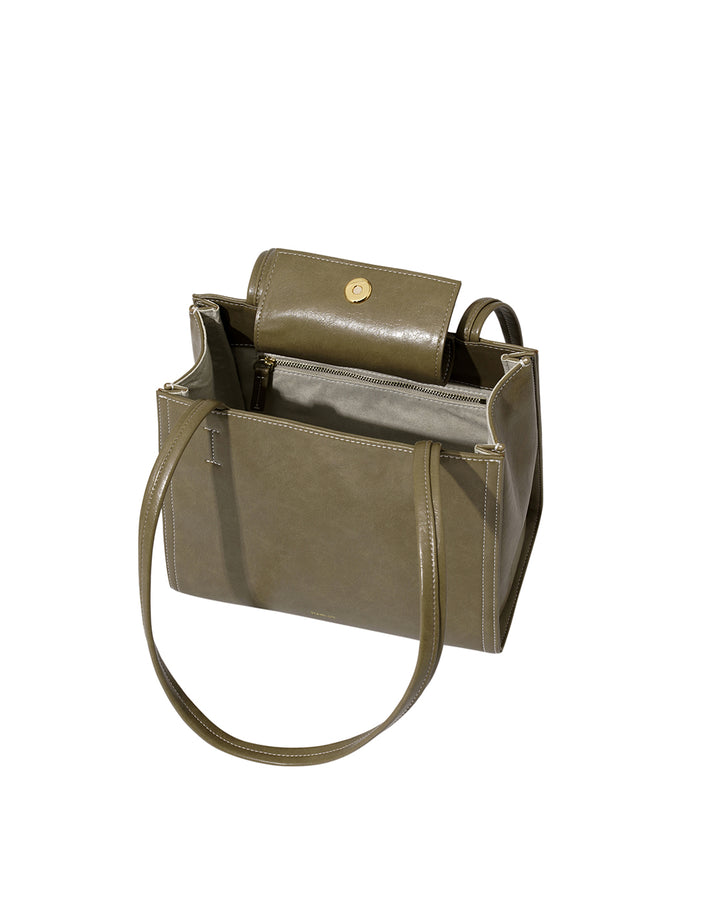 Stand Oil Oblong Mini Bag — Basil green