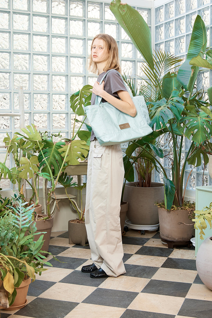 Matin Kim Snap Pocket Point Fatigue Pants — Gray