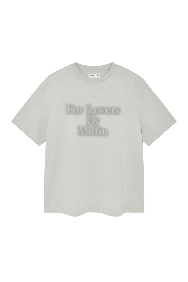 Matin Kim For Lovers Logo Point Top — Light Grey