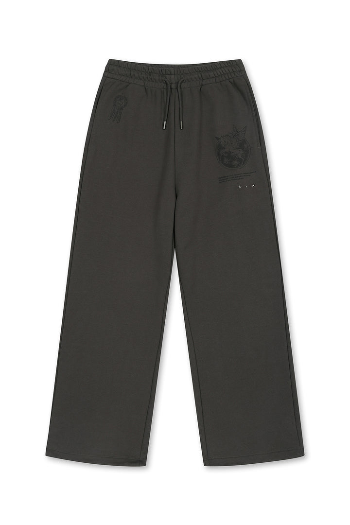 Matin Kim Graffiti Artwork Sweatpants — Charcoal