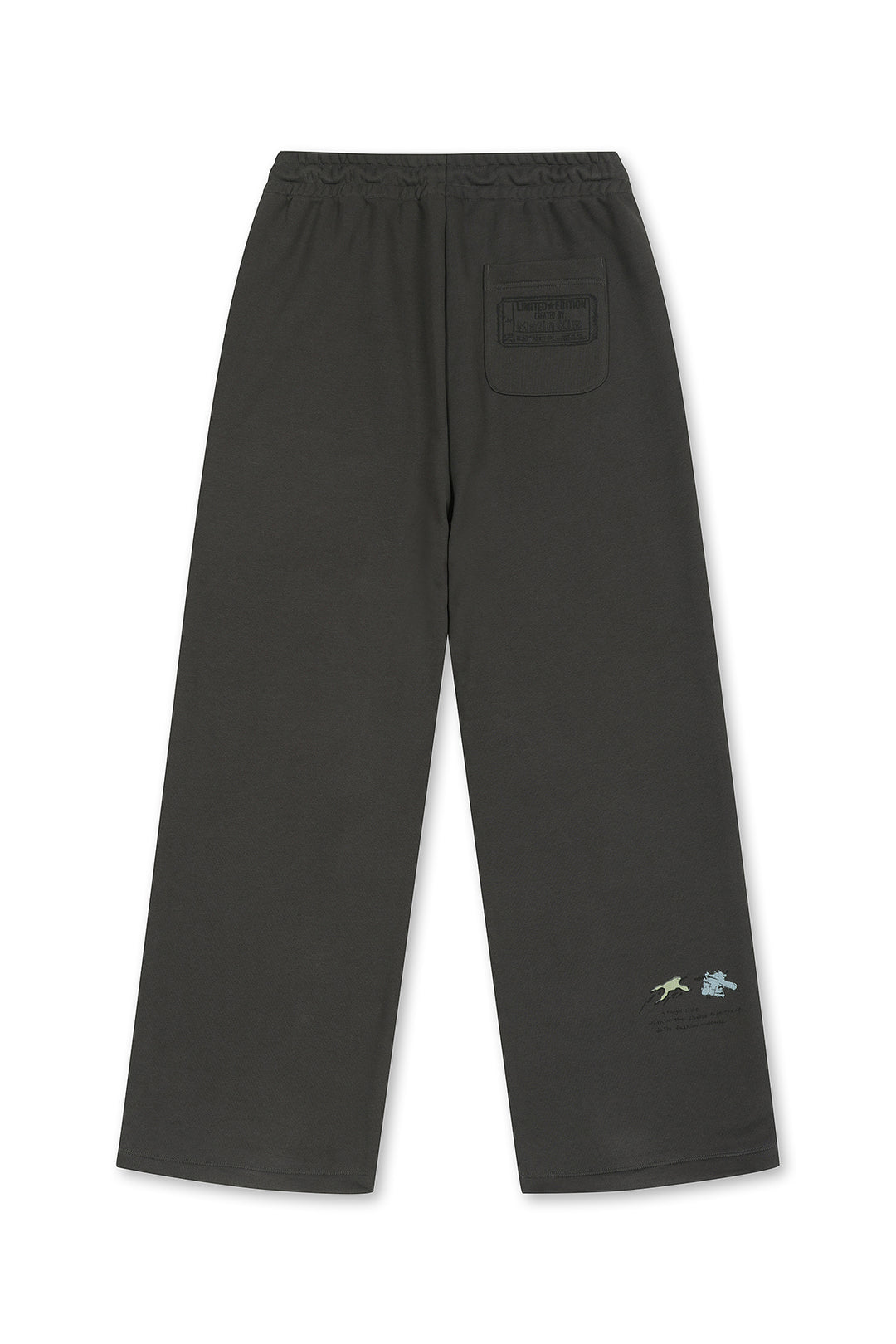 Matin Kim Graffiti Artwork Sweatpants — Charcoal