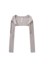 Matin Kim Bolero Knit Muffler Light — Beige