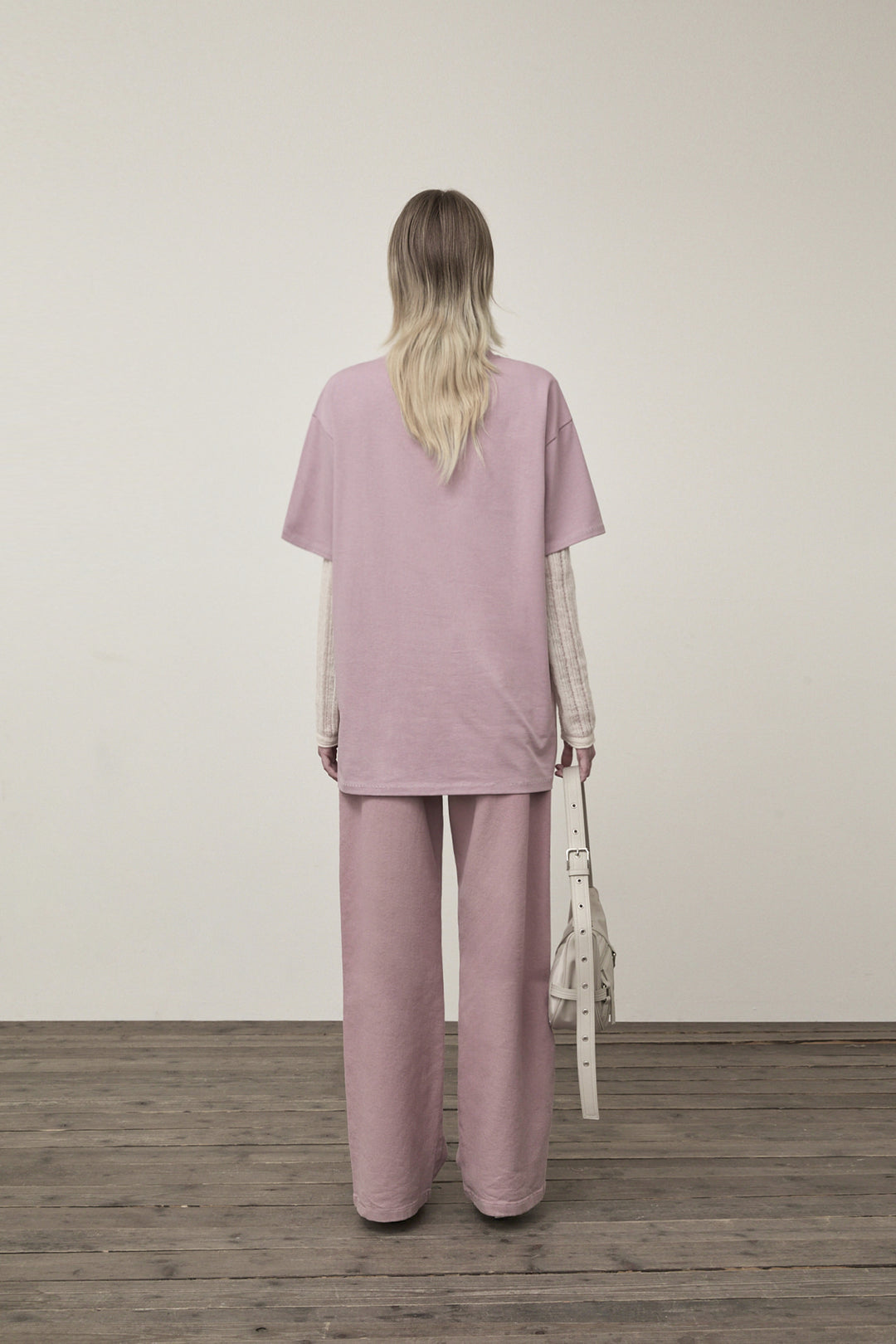 Matin Kim Doodle Logo Graphic Top Lilac