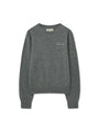 Matin Kim Cashmere Blended Round Knit — Gray