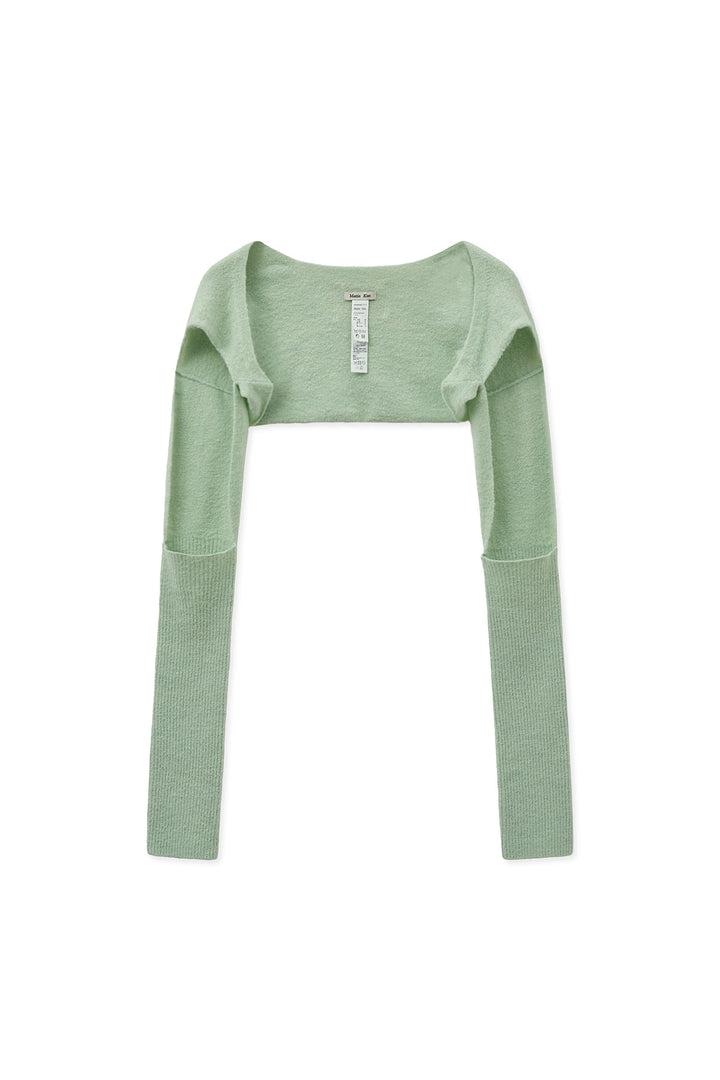 Matin Kim Bolero Knit Muffler Light — Green