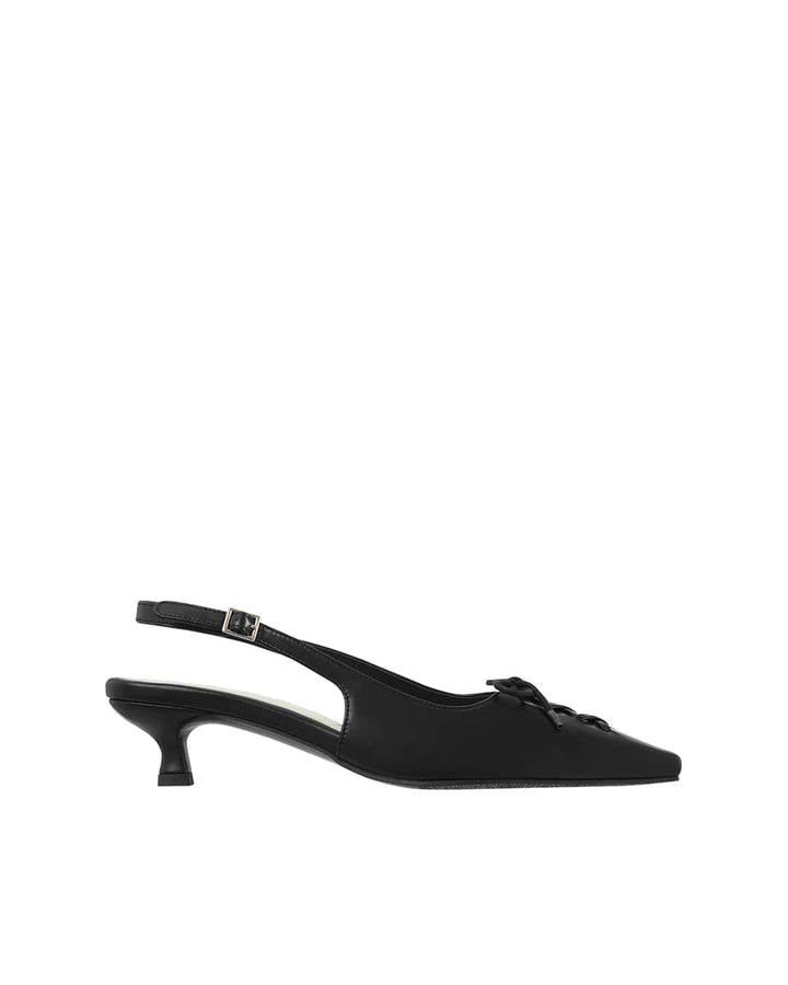 Stand Oil Rosie Slingbacks — Black