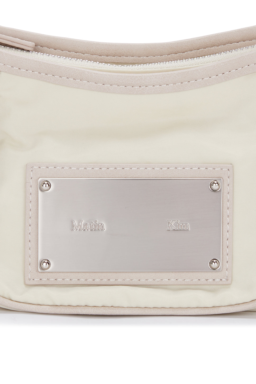 Matin Kim Madeleine Round Bag in Light — Beige