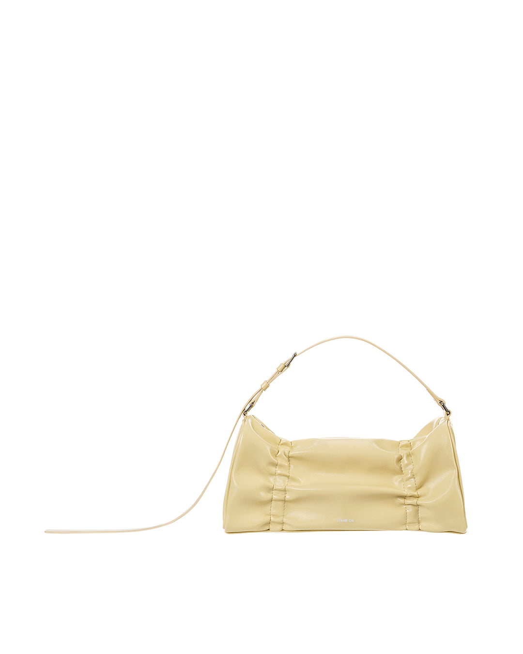 Stand Oil Pleats Bag — Glossy Tote — Butter