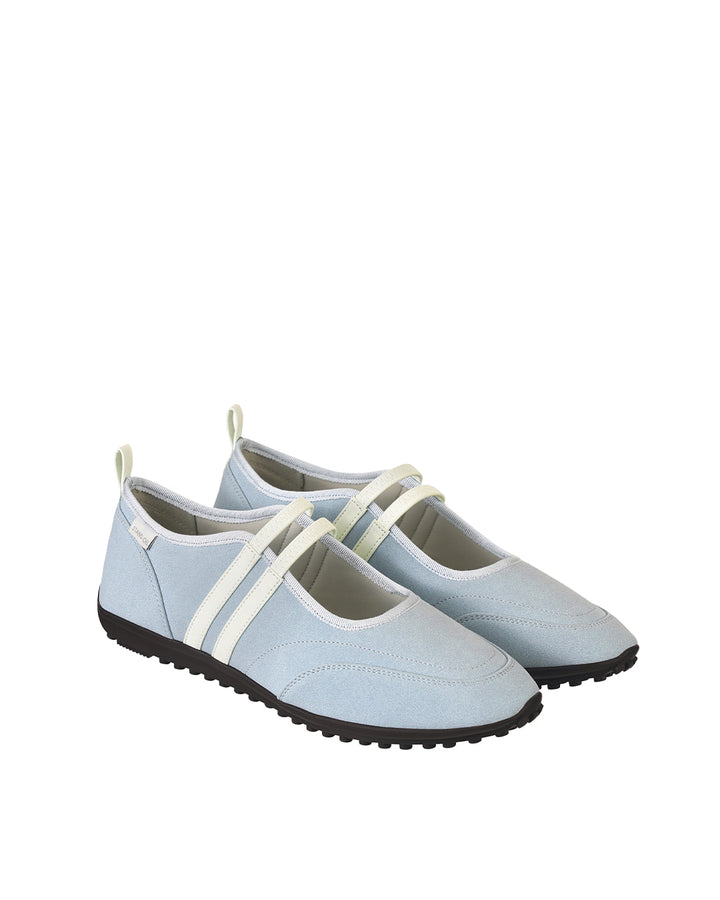 Stand Oil Strap Mary Jane Sneaker — Blue Combi