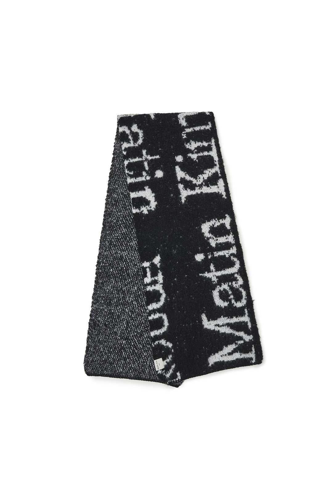 Matin Kim Cracked Logo Muffler — Black