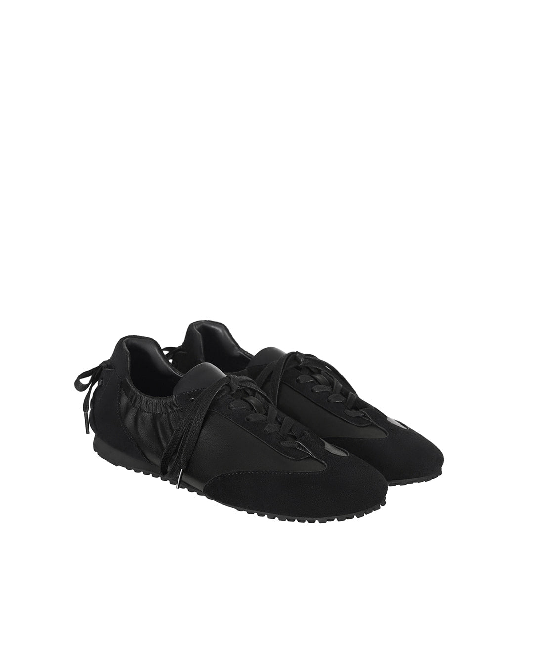 Stand Oil Double Tied Sneakers — Black