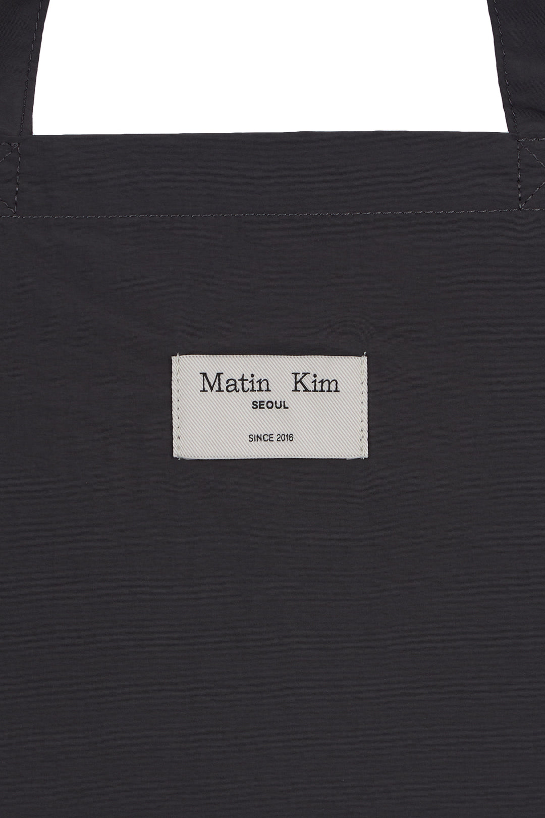 Matin Kim Palette Nylon Eco Bag — Charcoal