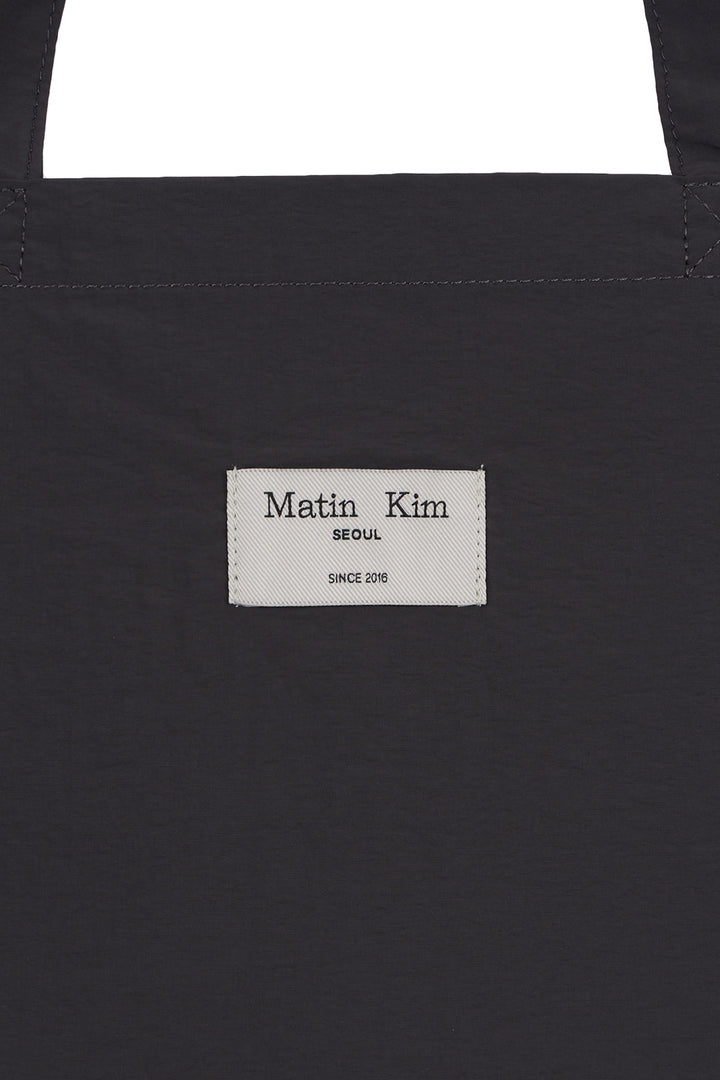 Matin Kim Palette Nylon Eco Bag — Charcoal
