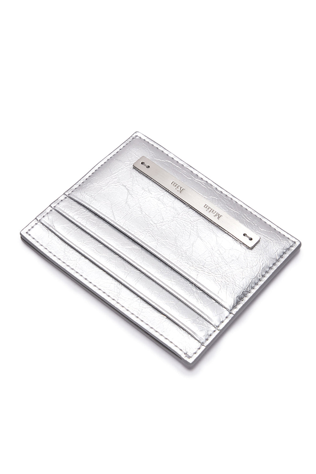 Matin Kim Slim Metal Card Holder — Silver