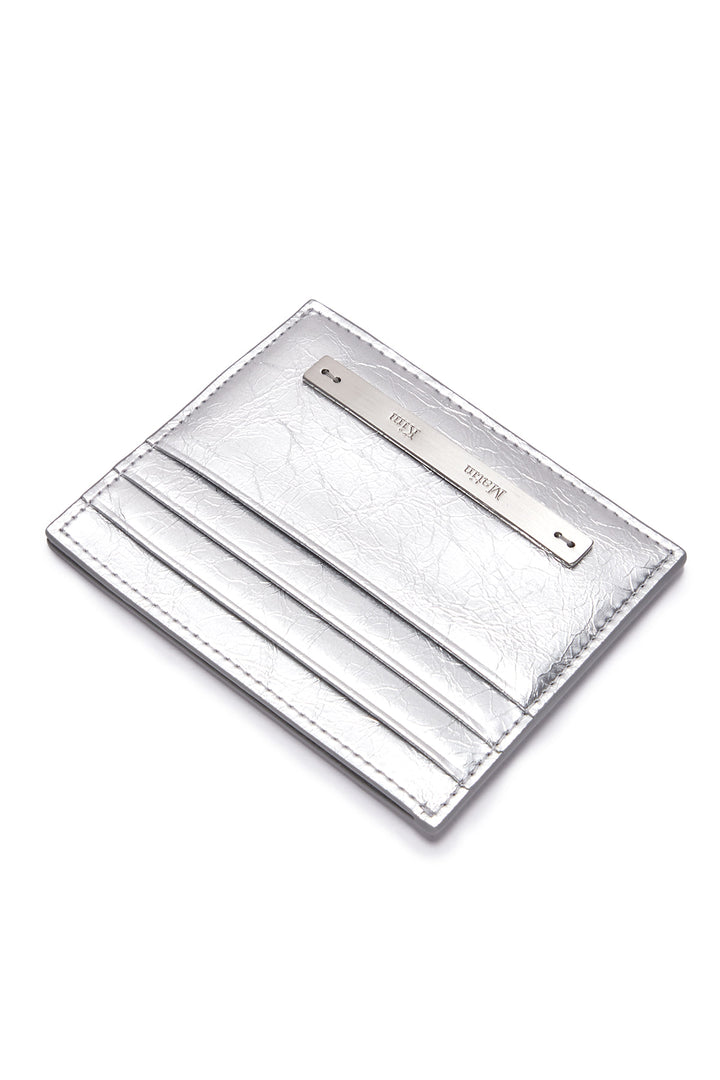 Matin Kim Slim Metal Card Holder — Silver