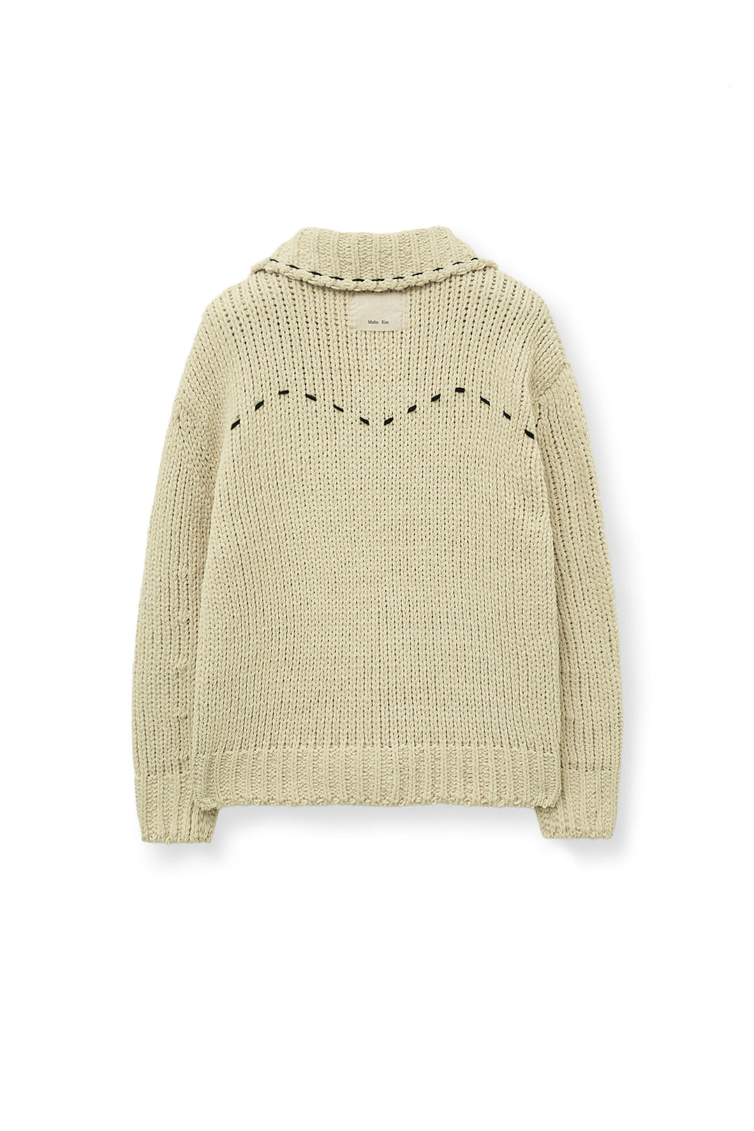 Matin Kim Handmade Collar Knit Cardigan