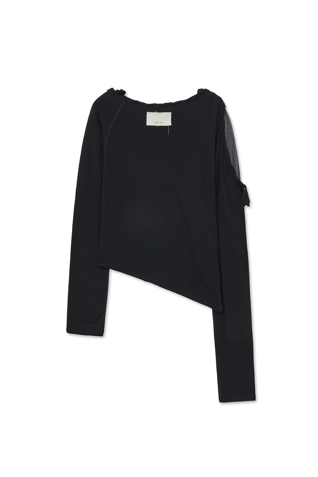 Matin Kim Weaving Long Sleeve Top — Black