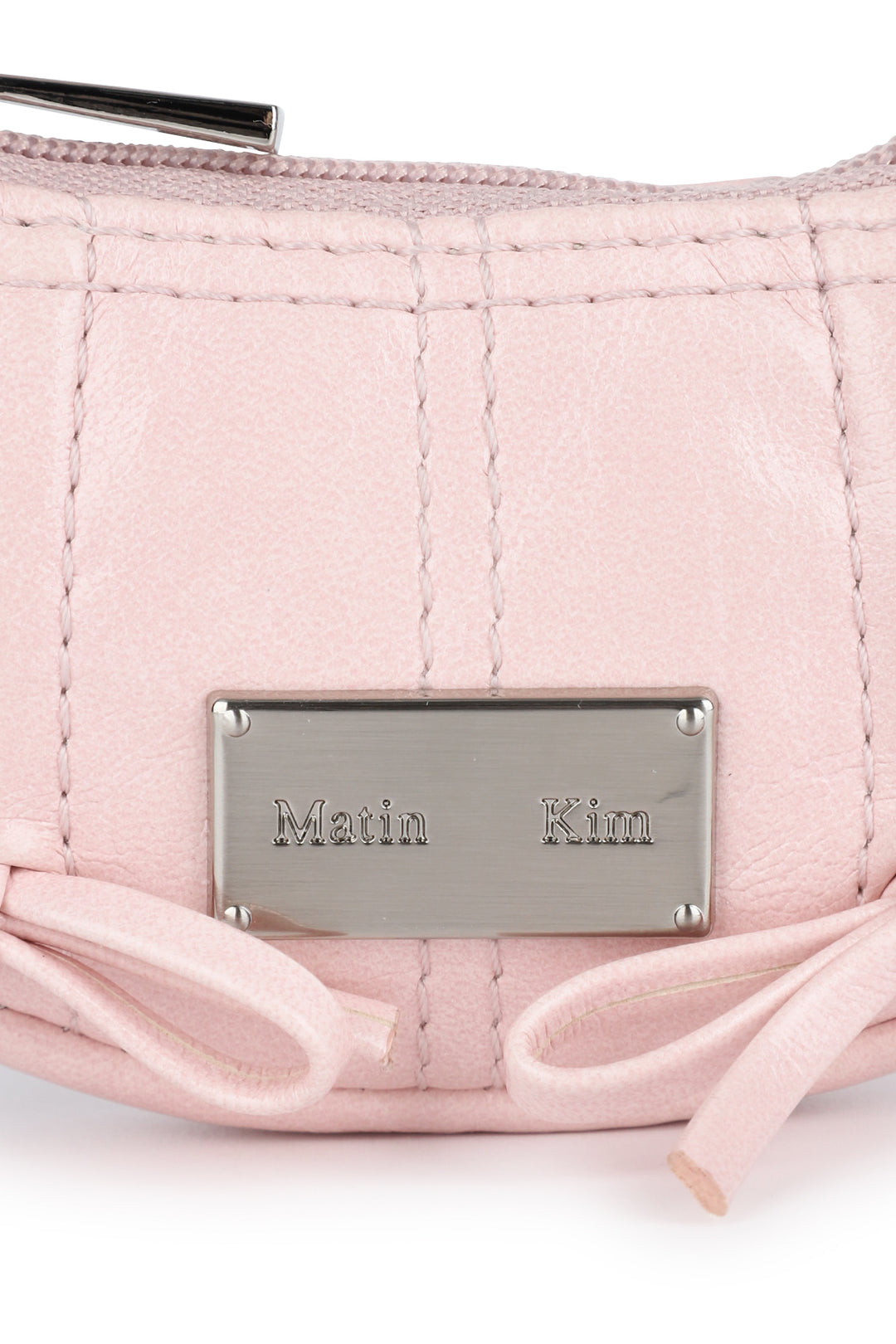 Matin Kim Half Shirring Ribbon Charm Light — Pink