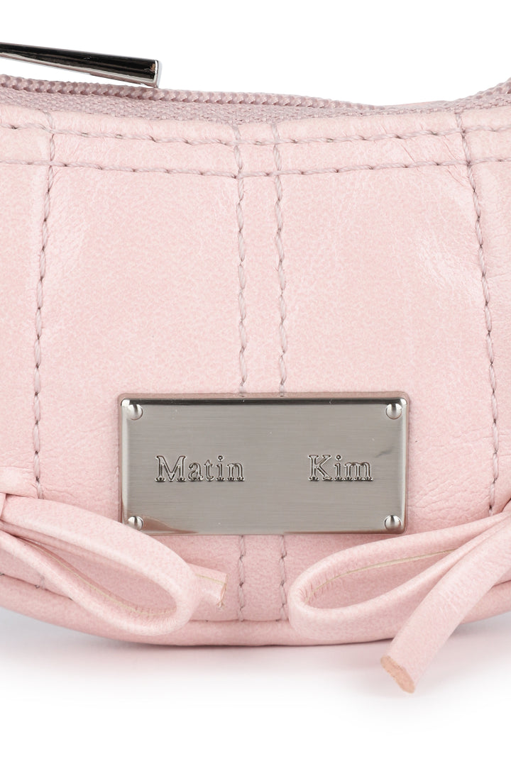 Matin Kim Half Shirring Ribbon Charm Light — Pink