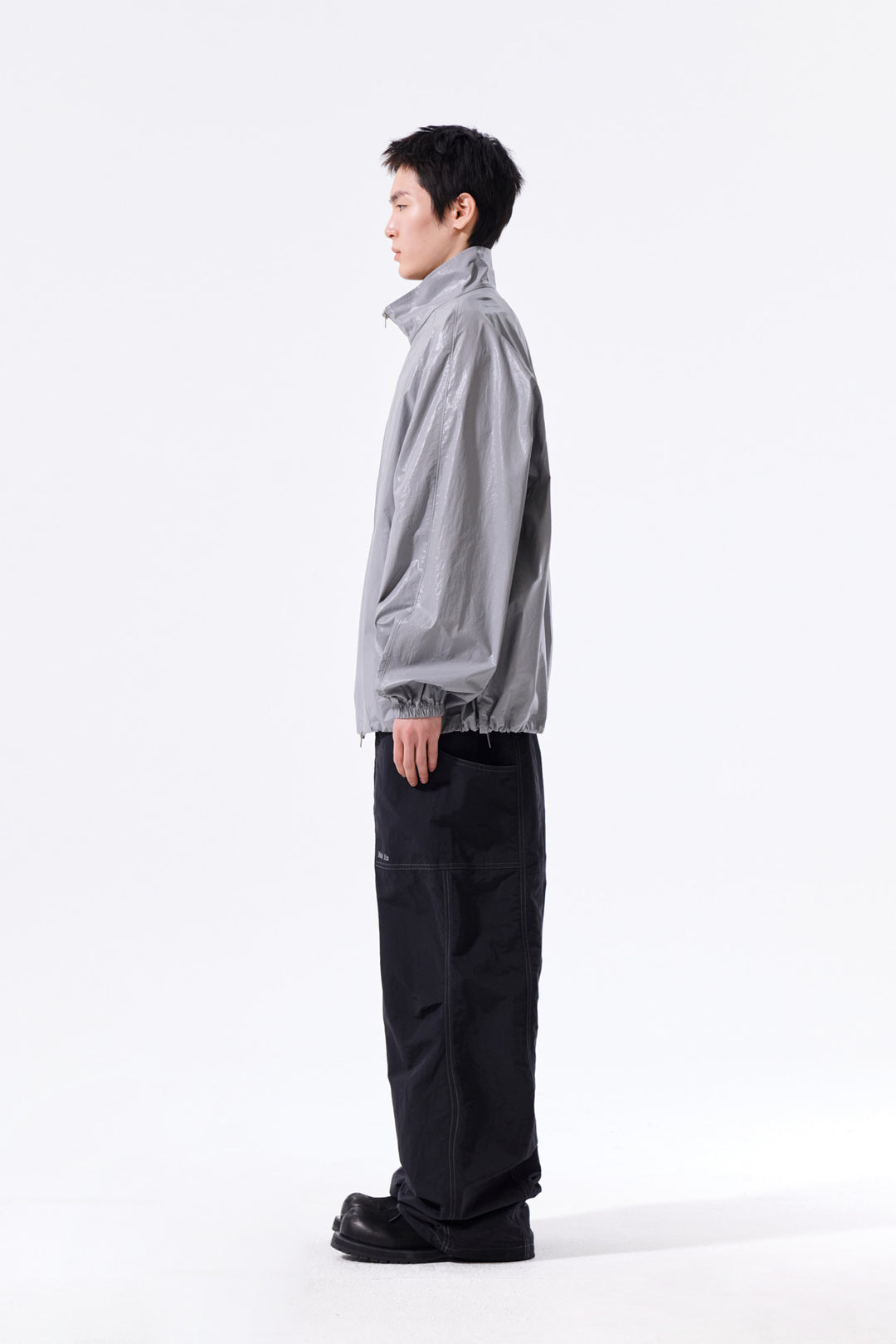 Matin Kim Multi Panel Parachute Pants — Black