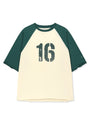 Matin Kim Raw Edge Raglan Top — Cream