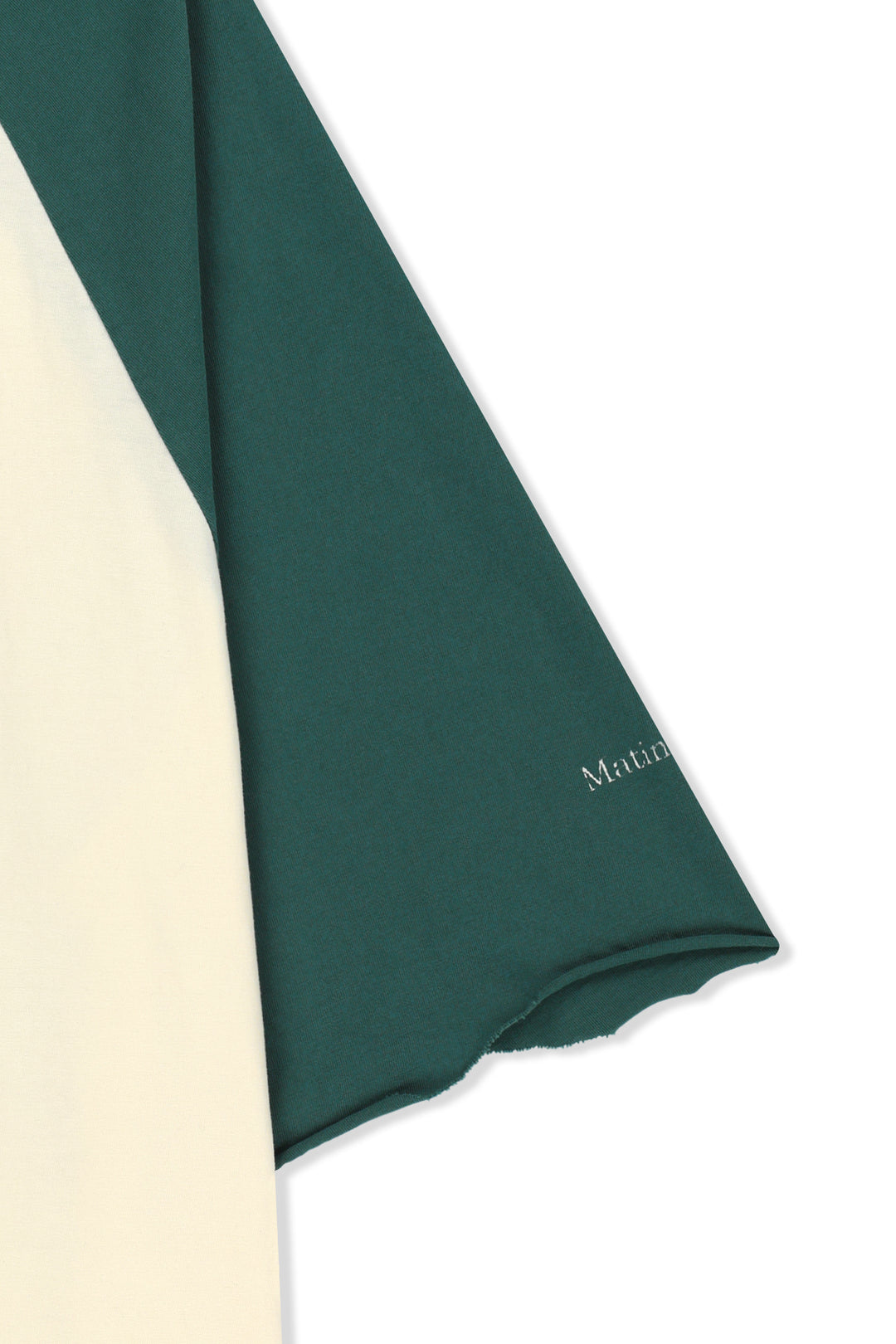 Matin Kim Raw Edge Raglan Top — Cream
